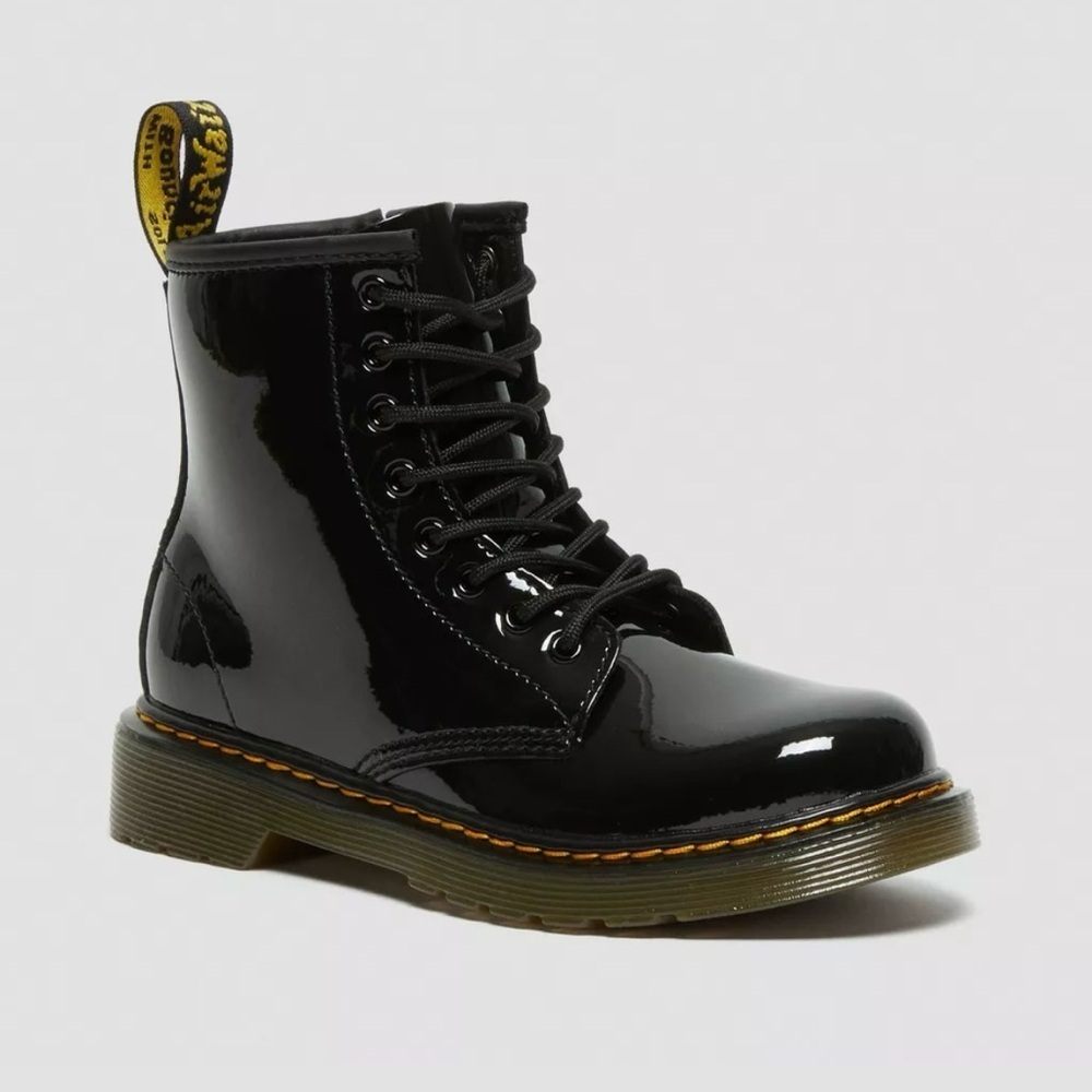 Dr. Martens 1460 Patent Leather Lace Up Boots